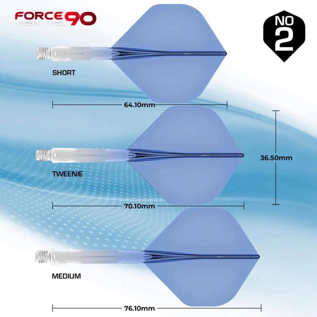 Letky Mission Force 90 Gradient Standard No2 Midi Blue F4473 5/7