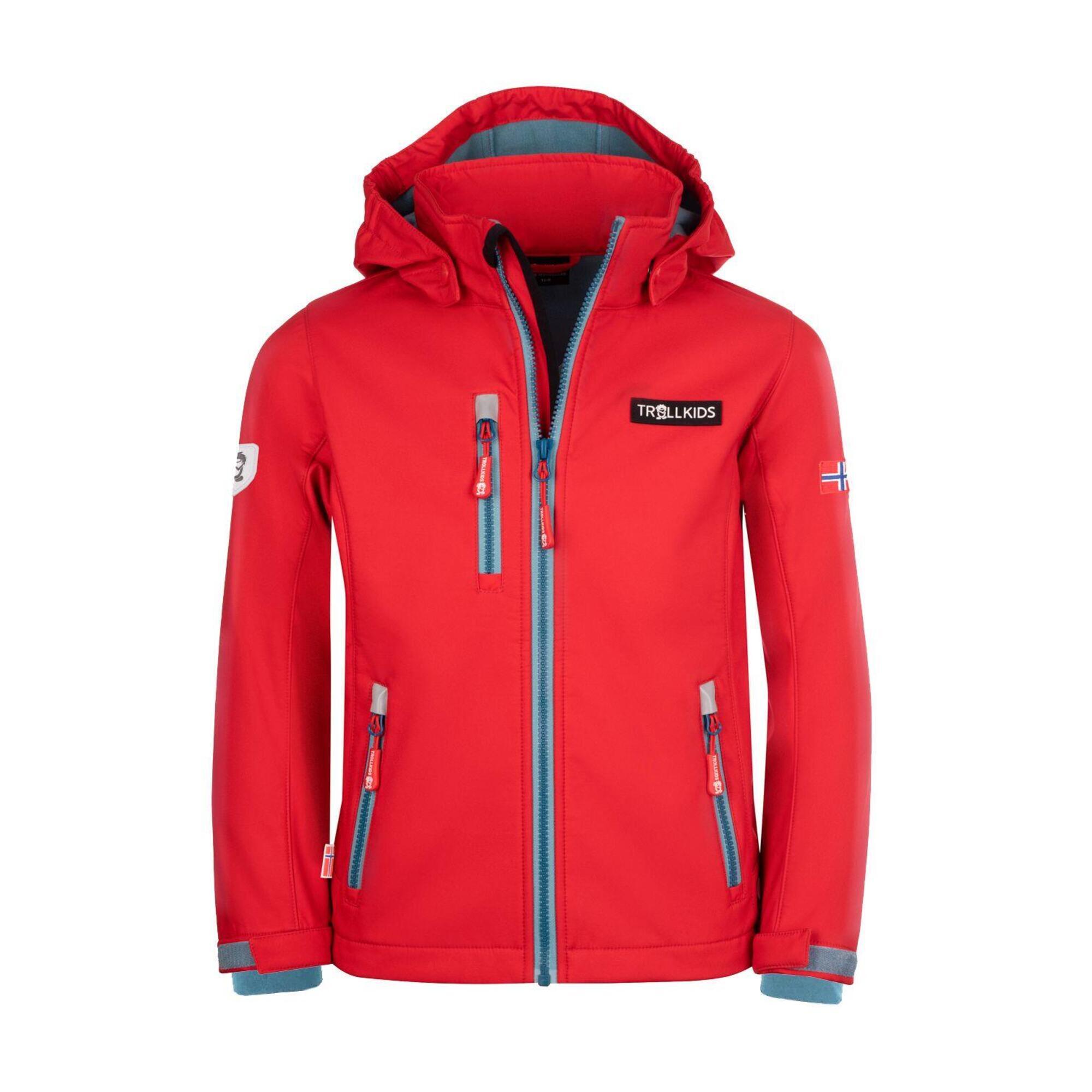 Preikestolen red/blue dolphin jacket for children