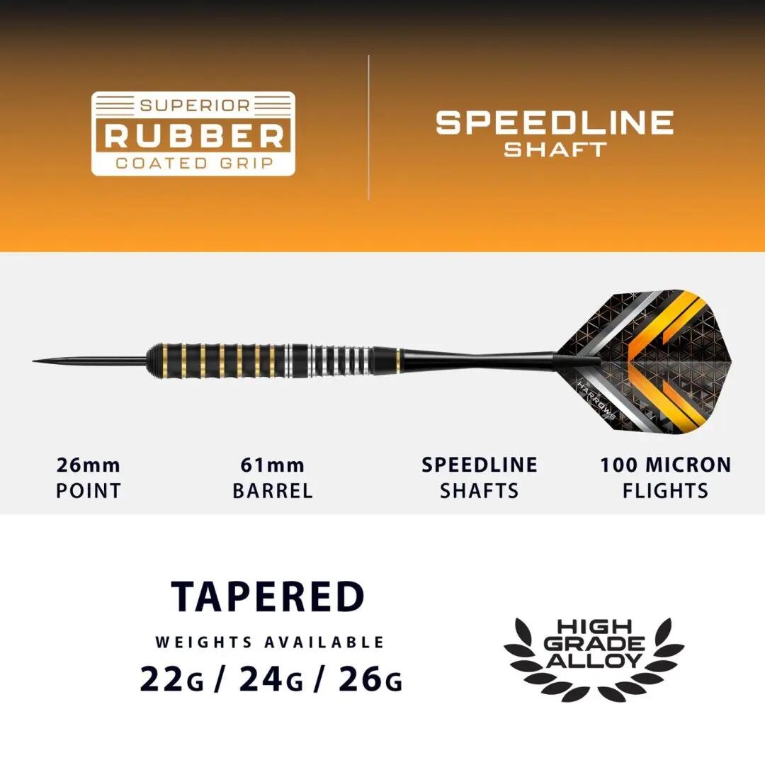 Šipky Steel Vulcan - 26g 5/6
