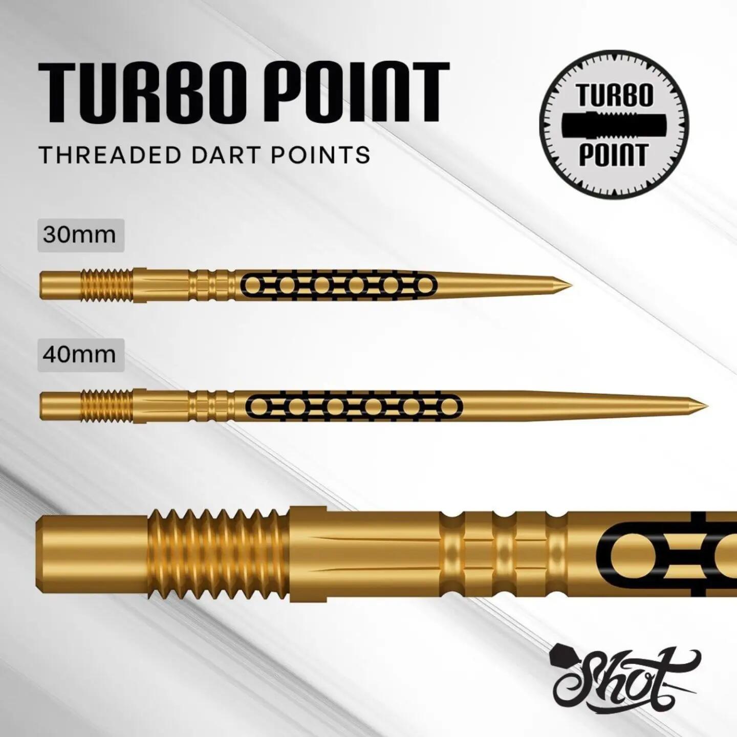 Kovové hroty - Turbo Points - Goths - Gold - 40 mm 2/2