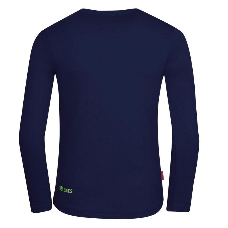 Kinder Longsleeve Troll Marineblau/Grün