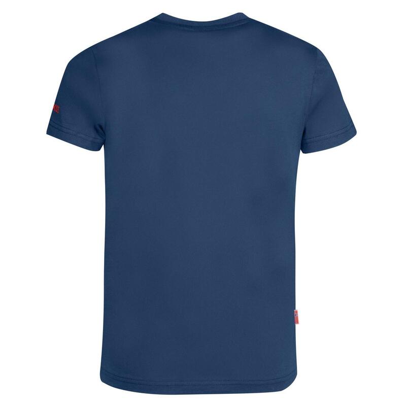 Kinder T-Shirt Kroksand Mystikblau/Hellrot