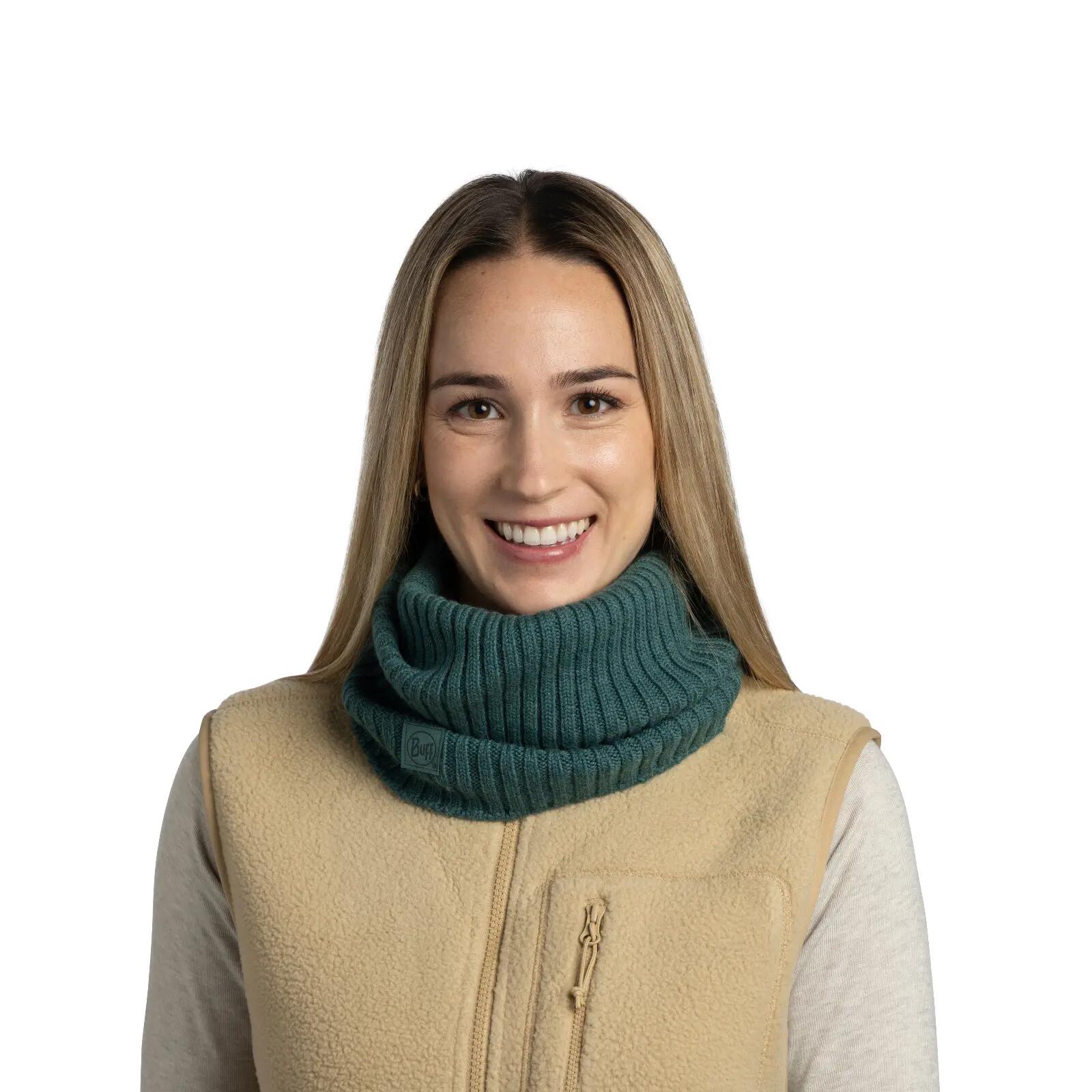 Komin z wełny merino Knitted Norval 3/7