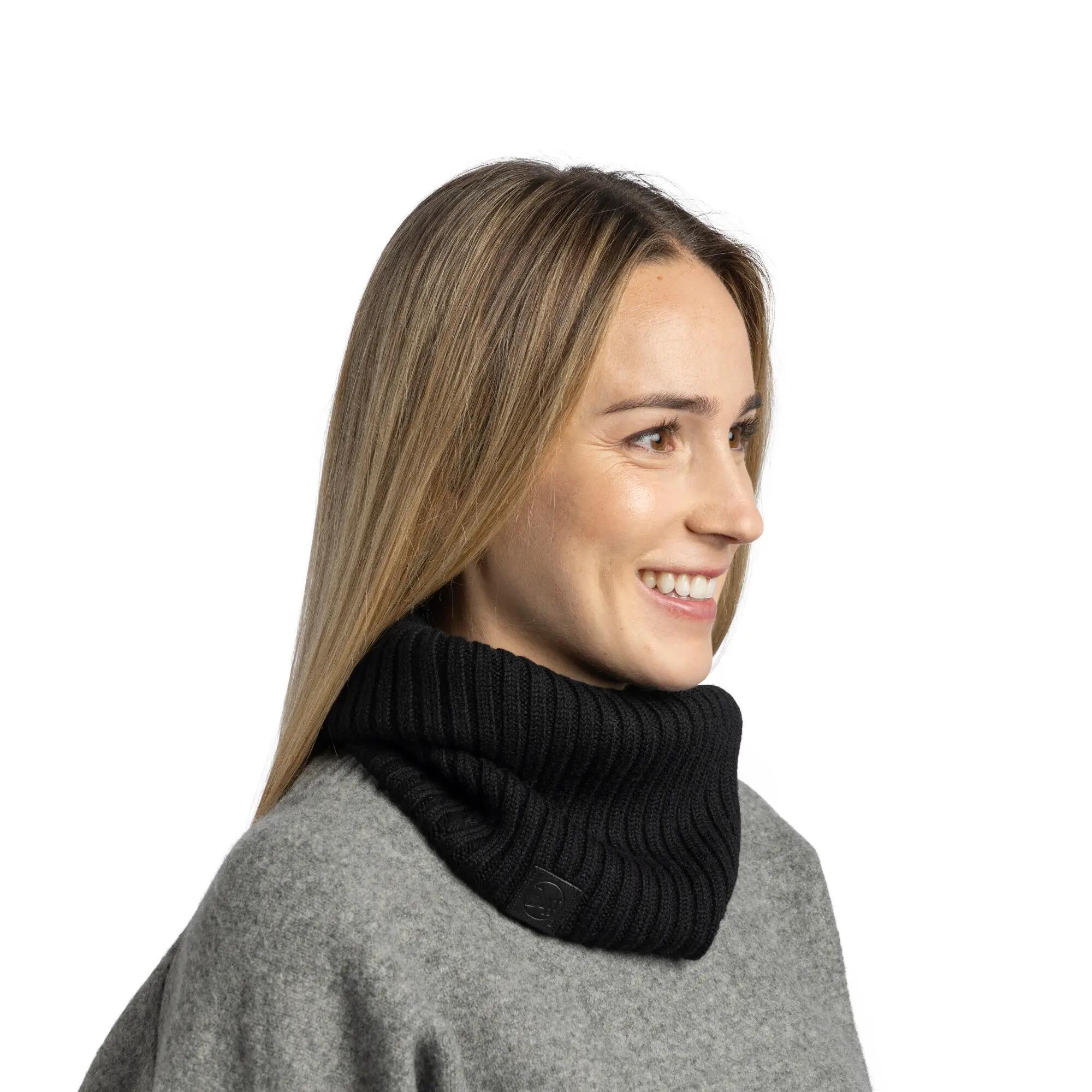 Komin z wełny merino Knitted Norval 4/7