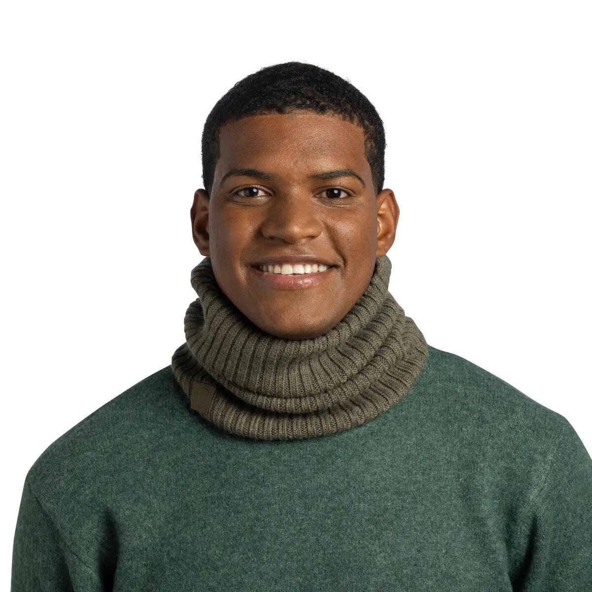Komin z wełny merino Knitted Norval 3/7
