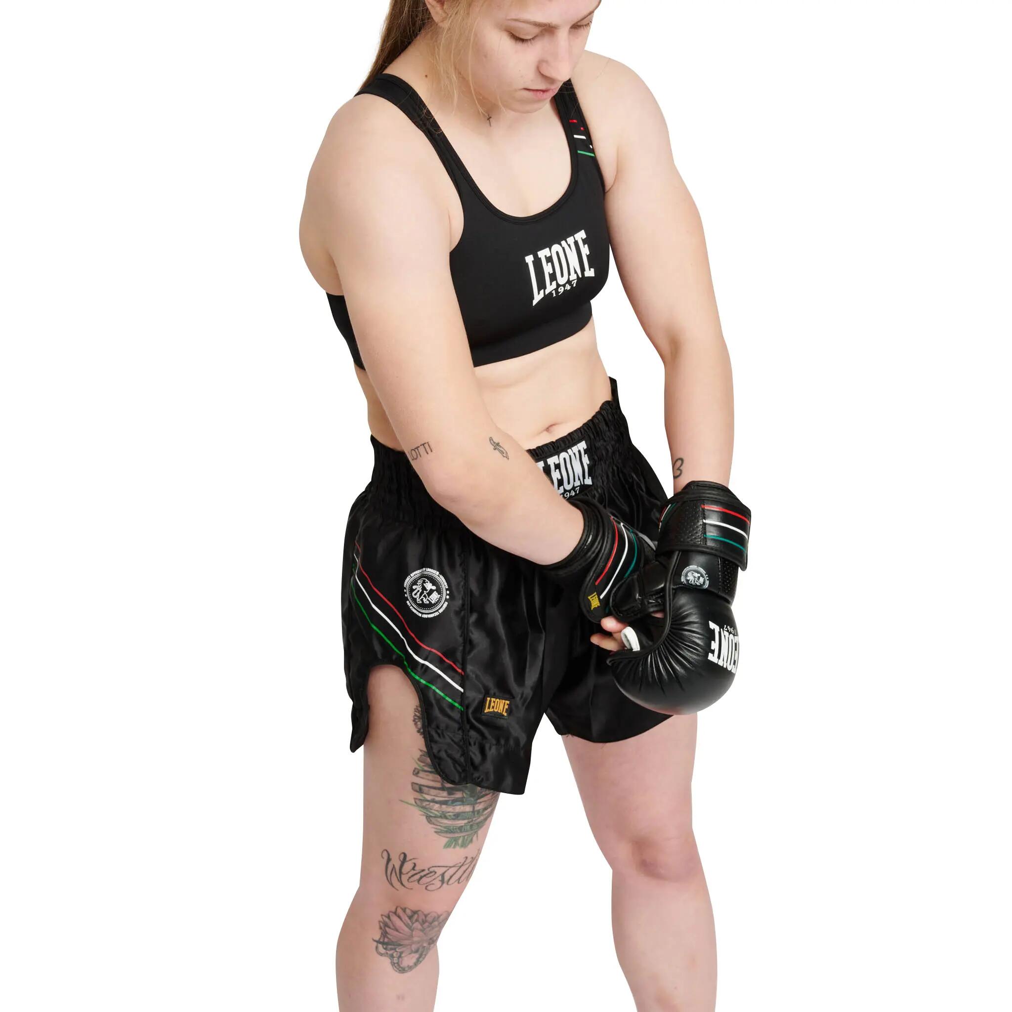 Short Kickboxing Leone Thai Flag Negru 7/7