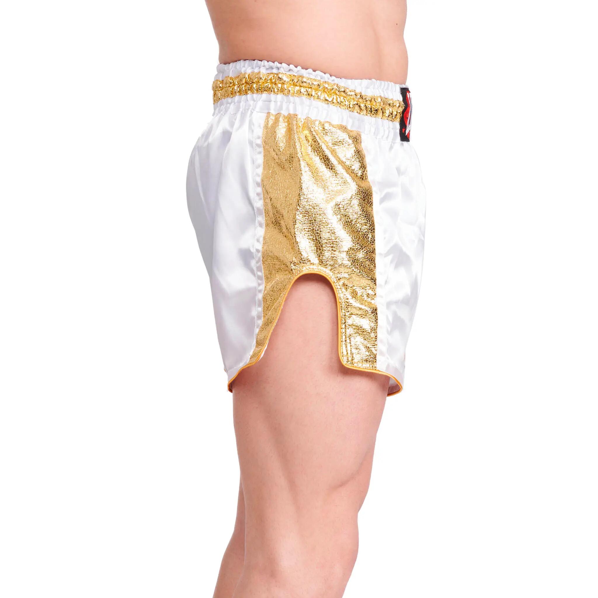 Pantalón Muay Thai Leone1947 KHAO LAK blanco XL 4/6