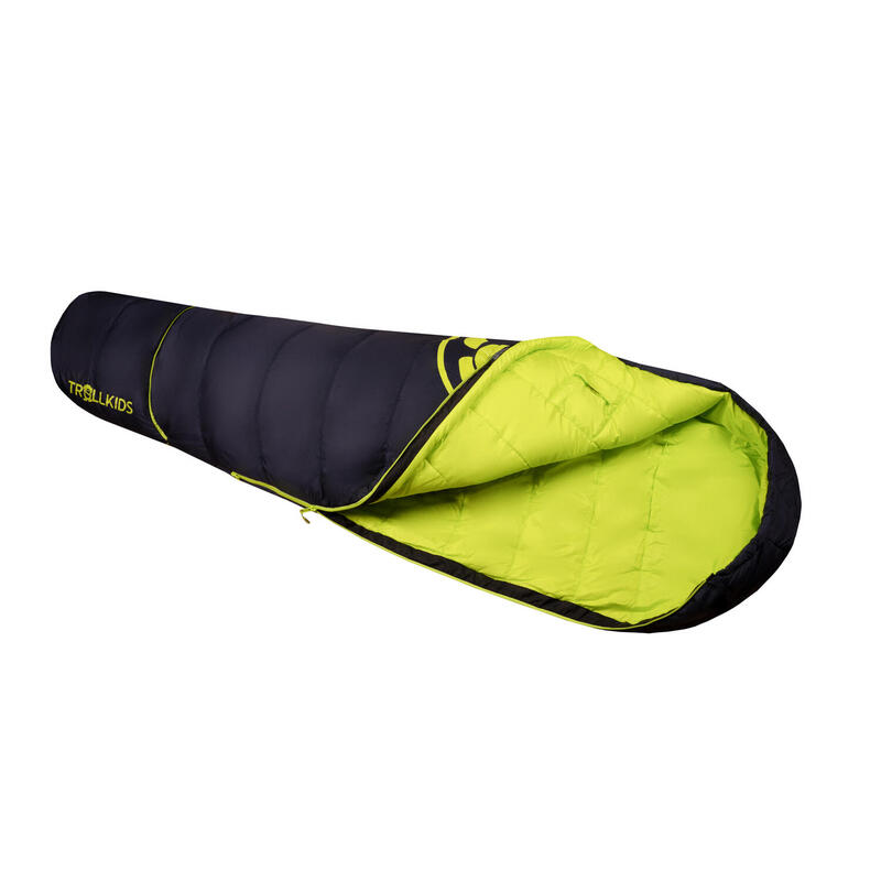 Sac de couchage enfant Fjell II Bleu marine/Lime