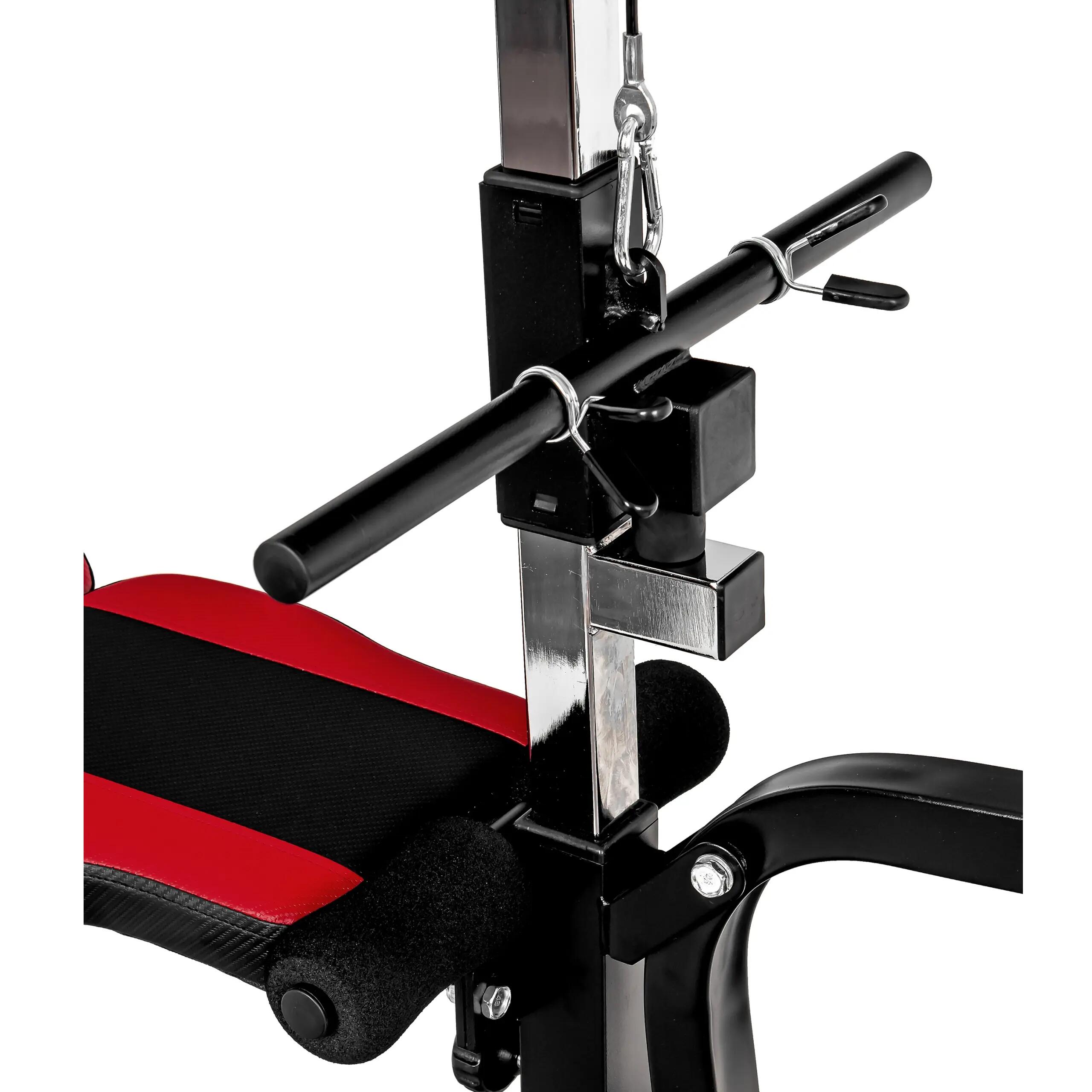 Ławka kulturystyczna z modlitewnikiem i wyciągiem Sapphire XG-500 do 220kg 9/12