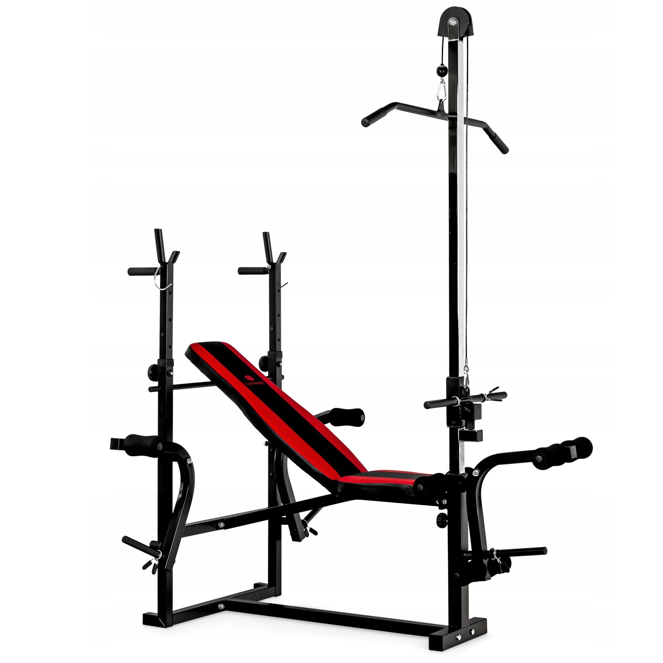Ławka kulturystyczna z modlitewnikiem i wyciągiem Sapphire XG-500 do 220kg 2/12