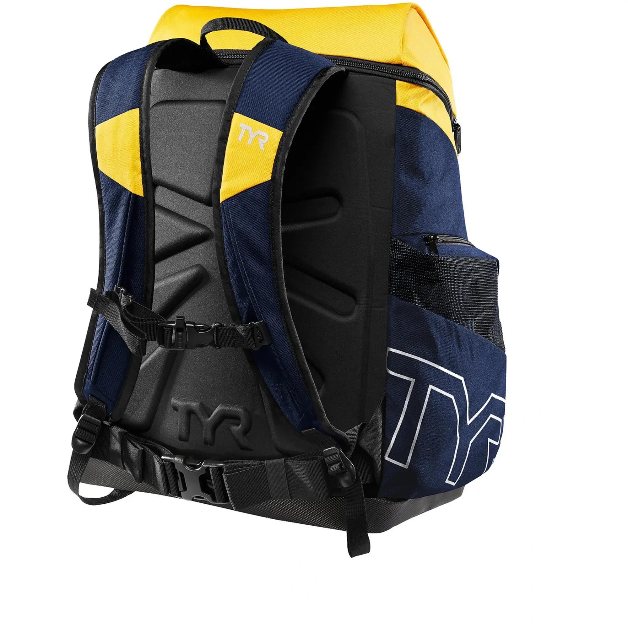 TYR Alliance 45L Backpack - Navy/Gold 2/2