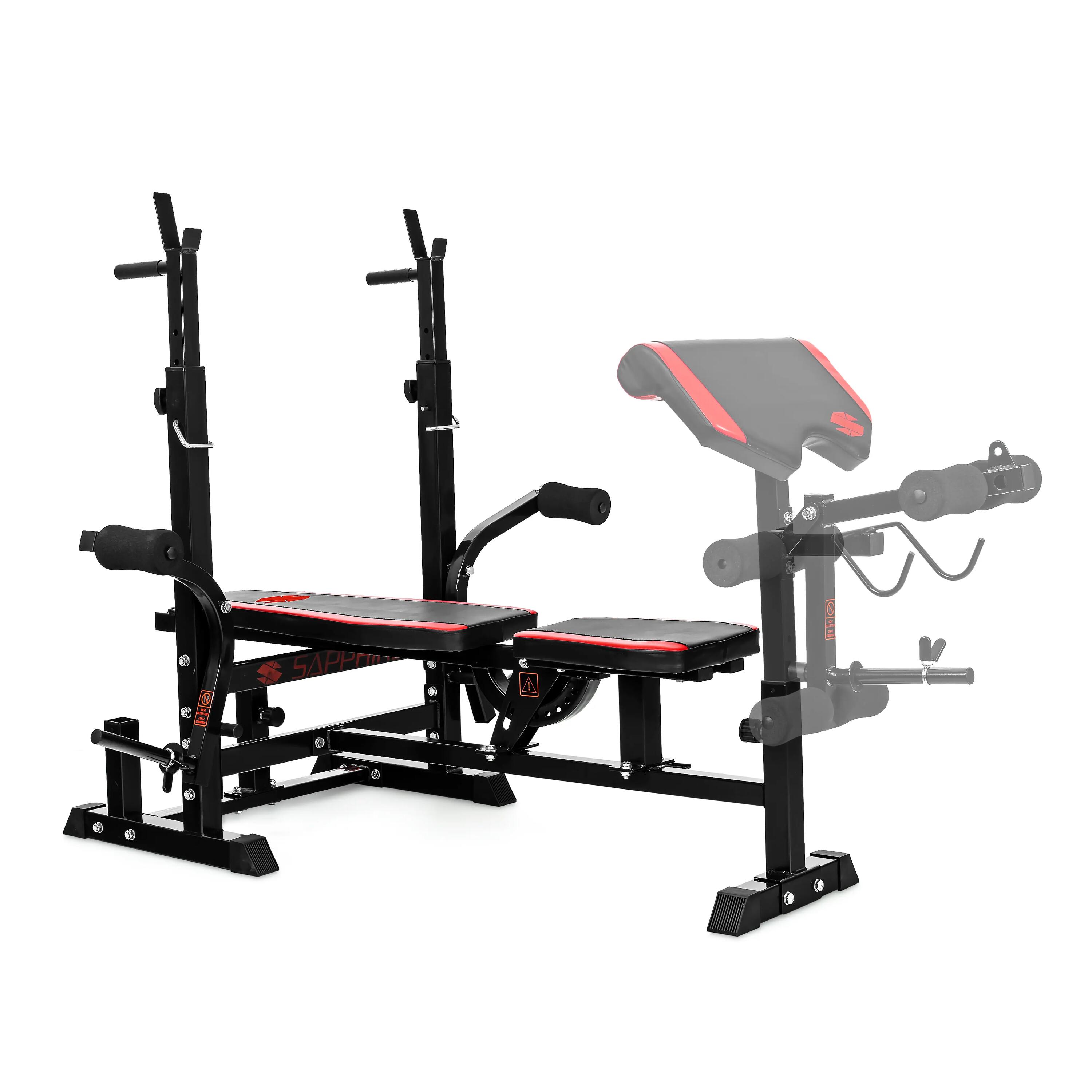 Ławka kulturystyczna Sapphire XG-600 z wyciągiem i modlitewnikiem do 150kg 5/13