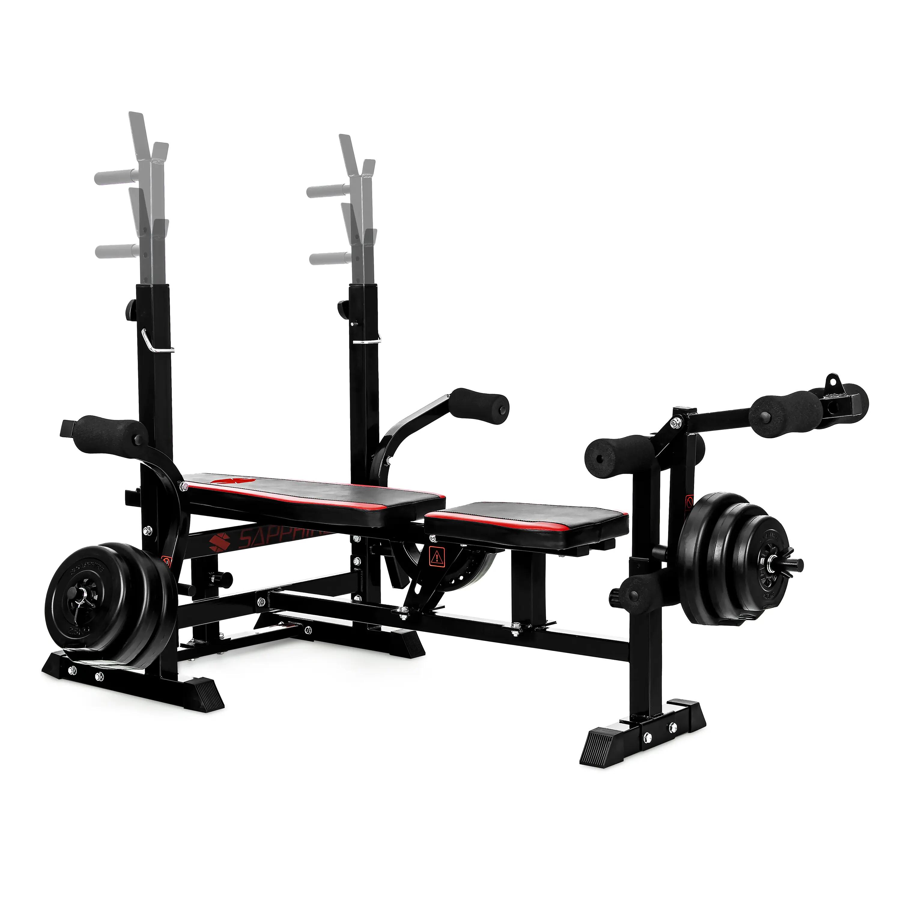 Ławka kulturystyczna Sapphire XG-600 z wyciągiem i modlitewnikiem do 150kg 4/13