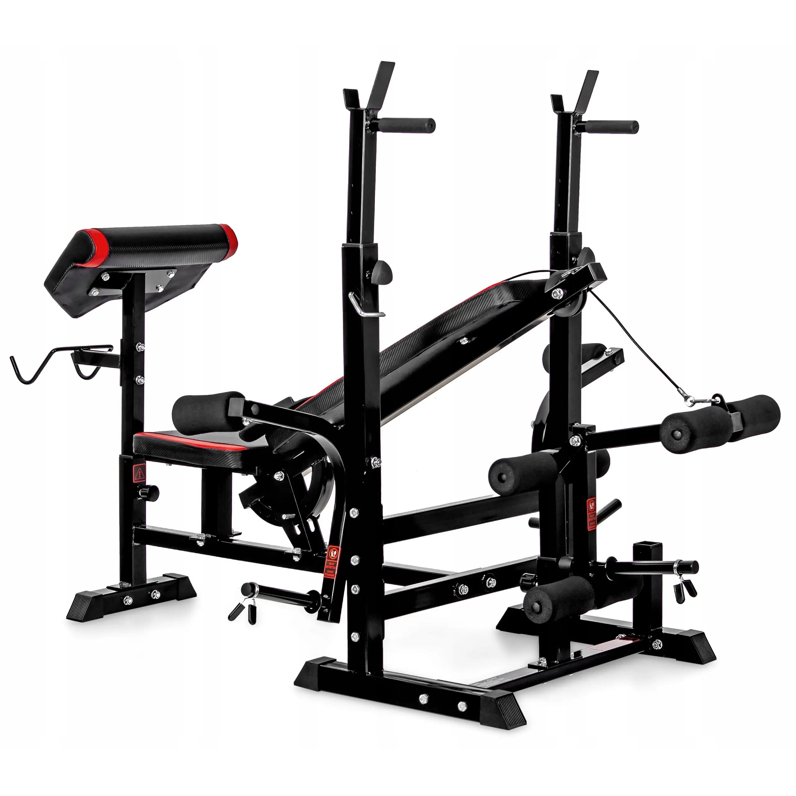Ławka kulturystyczna Sapphire XG-600 z wyciągiem i modlitewnikiem do 150kg 2/13