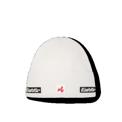 Muts rai ski austria wintermuts heren beanie met omslag fleece warm merino
