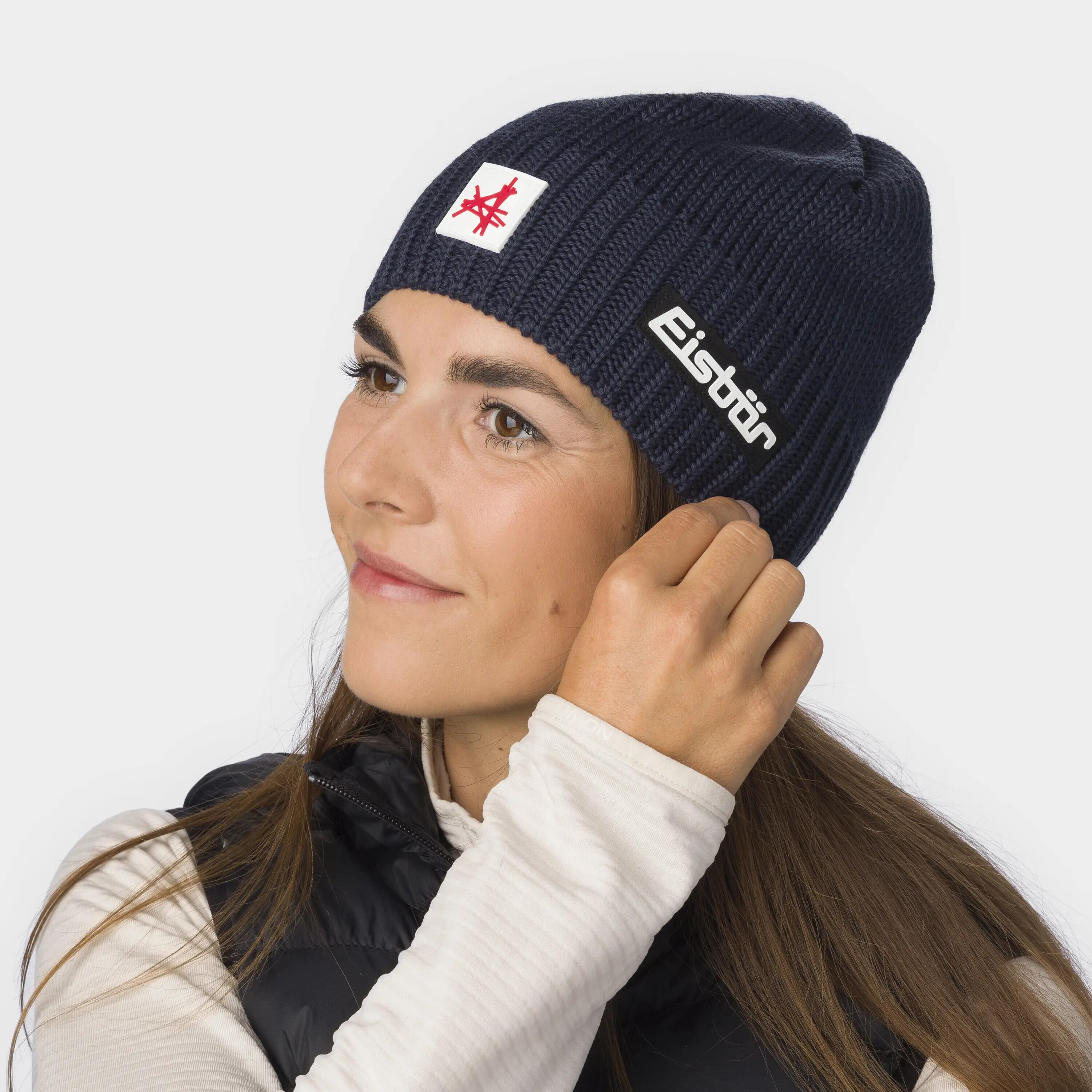 Muts Trop Ski Austria Wintermuts Heren Dames Muts Fleece ademend Merino 6/7