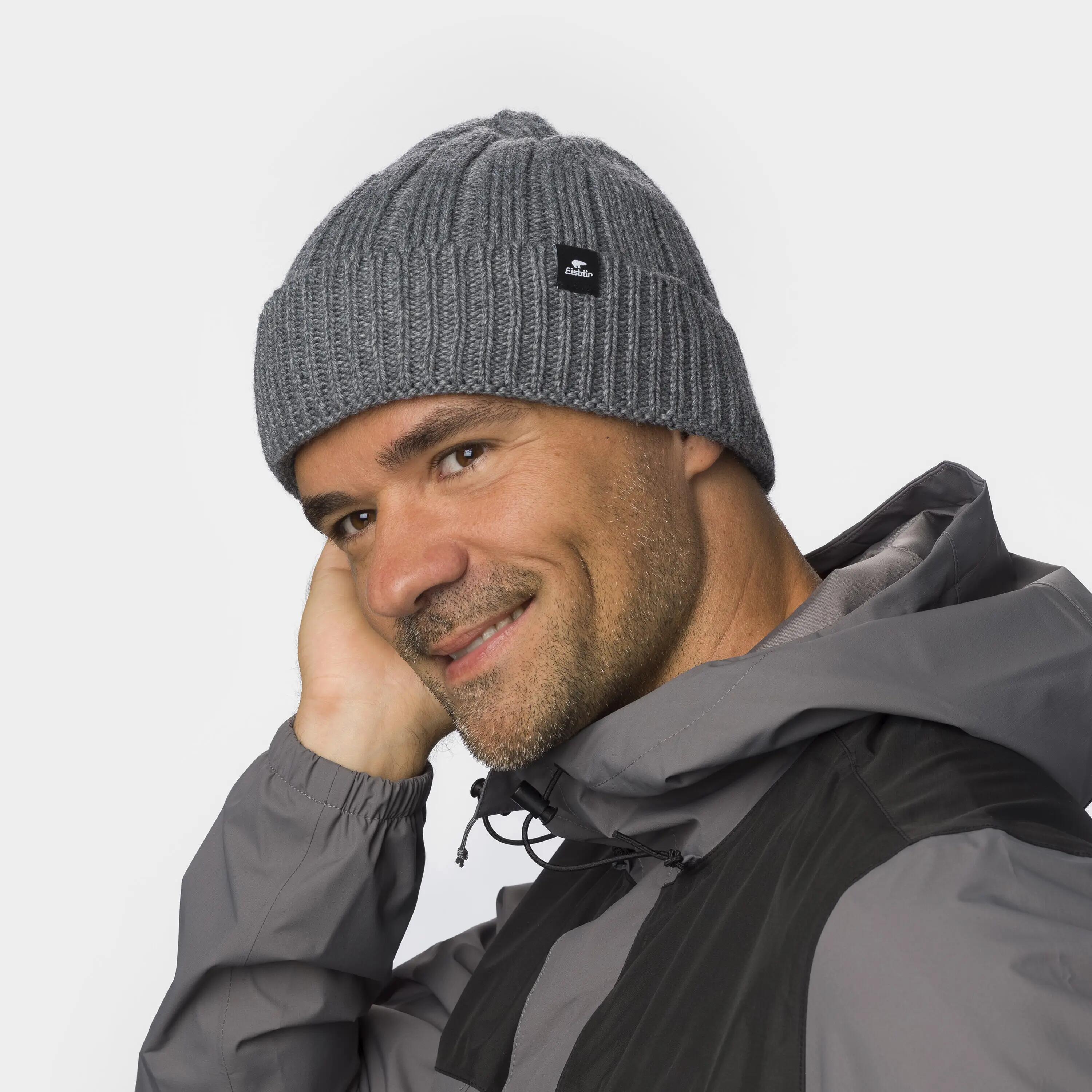 Czapka Ayo czapka zimowa męska beanie polar ciepła z merynosów 6/7