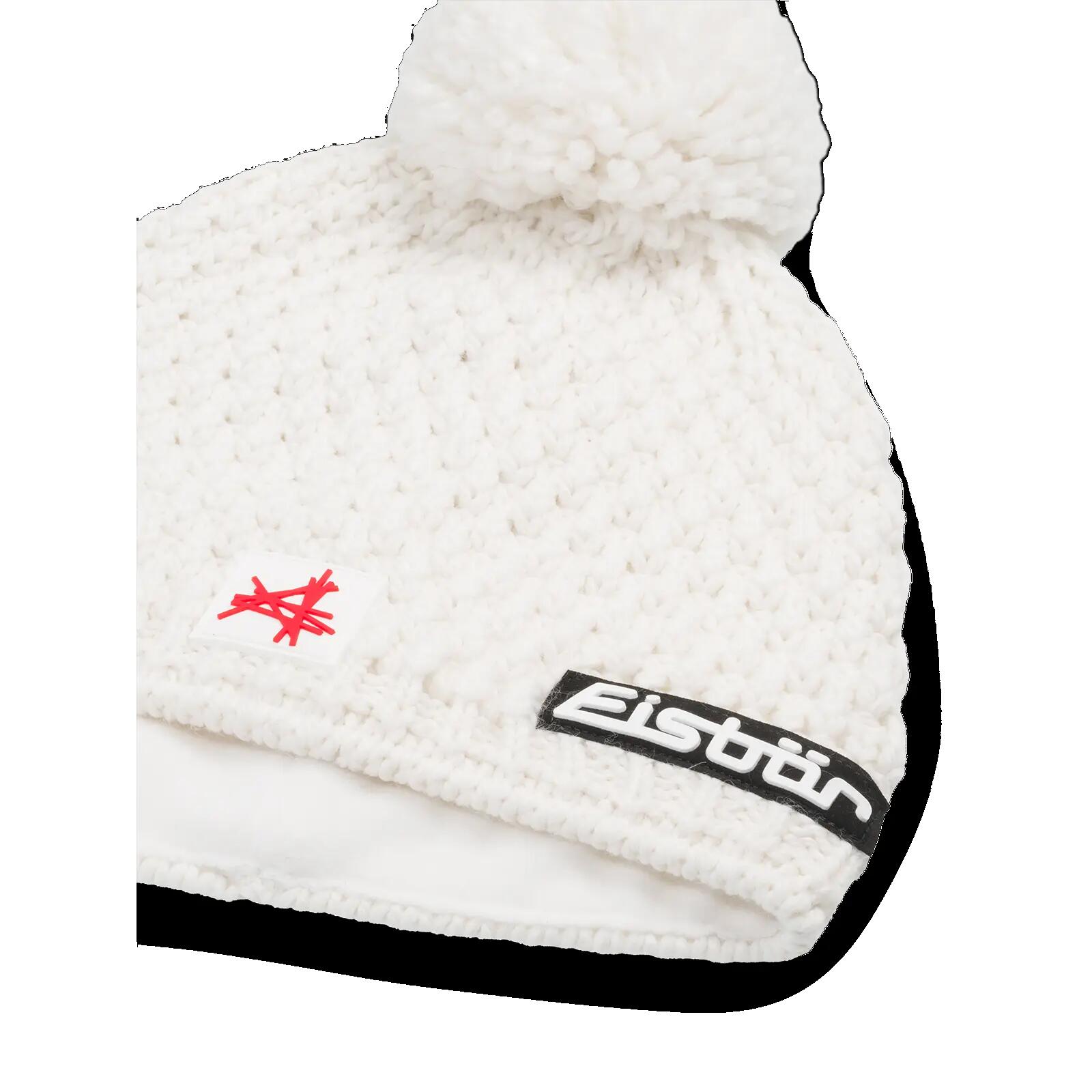 Muts Trail Ski Austria Pomponmuts Dames Wintermuts Fleece Pompon ademend 2/7