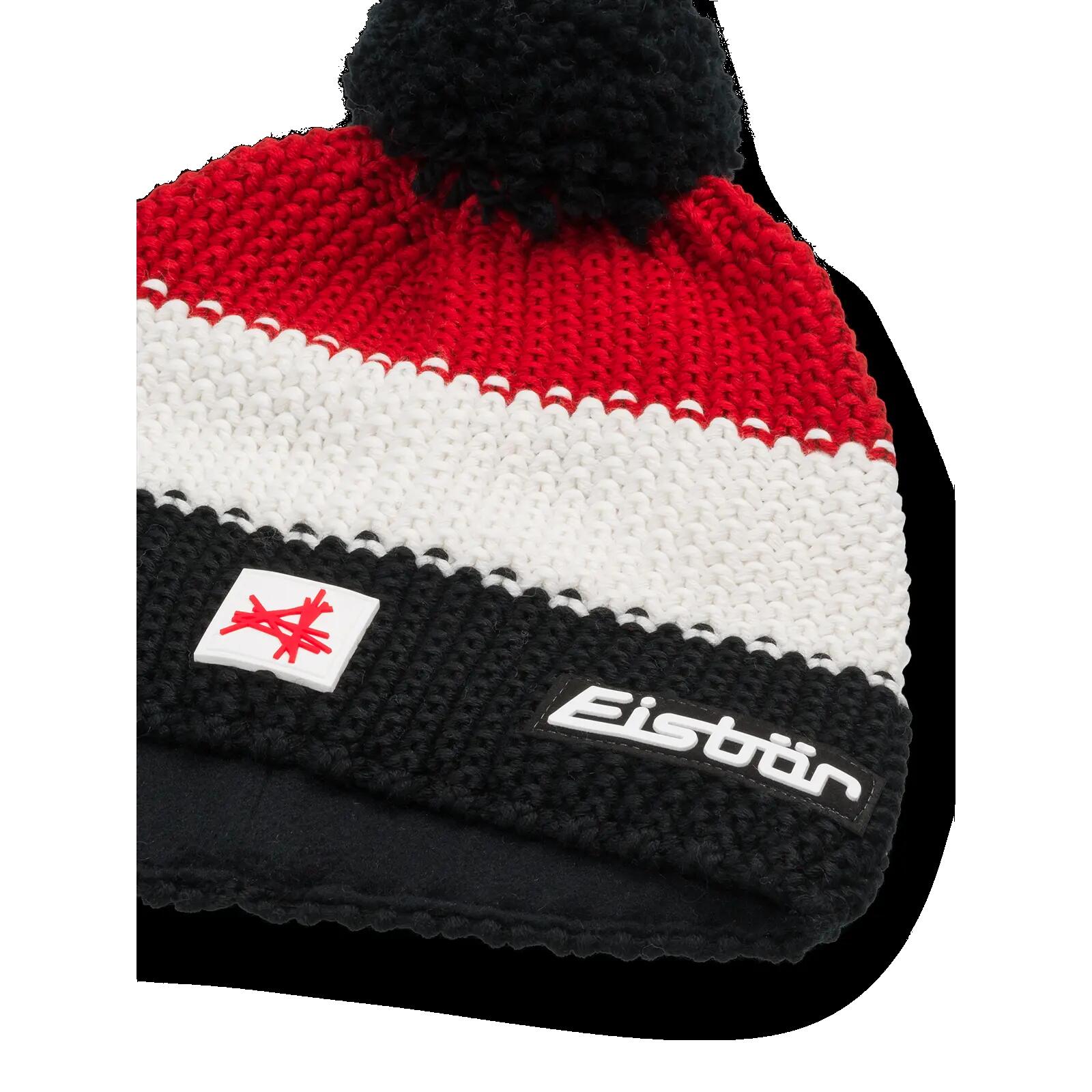 Muts Star Ski Austria muts met pompon heren dames wintermuts fleece pompon 2/6