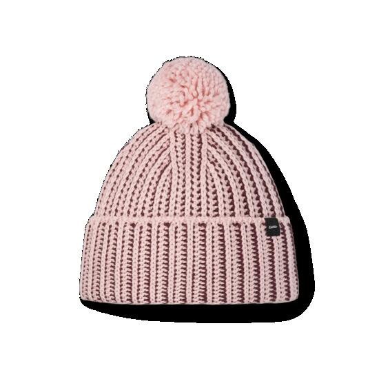 Bonnet Ronda à pompon homme femme bonnet d'hiver polaire chaud Merino