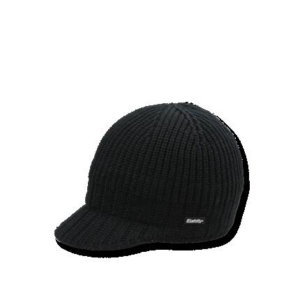 Herren Outdoor Strick-Cap atmungsaktiv, klimaregulierend, Paul 2.0 Cap Schwarz