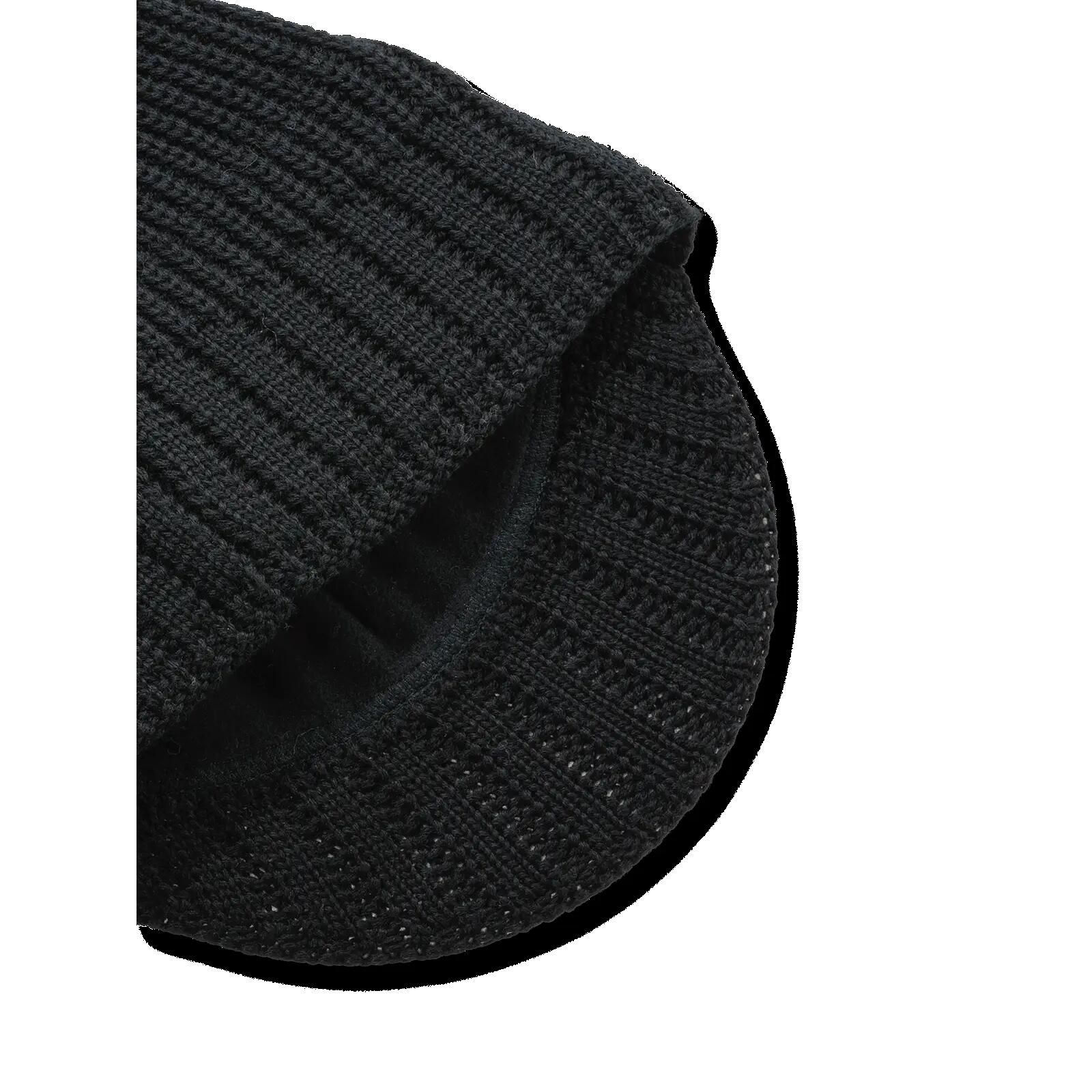 Herren Outdoor Strick-Cap atmungsaktiv, klimaregulierend, Paul 2.0 Cap Schwarz 2/3