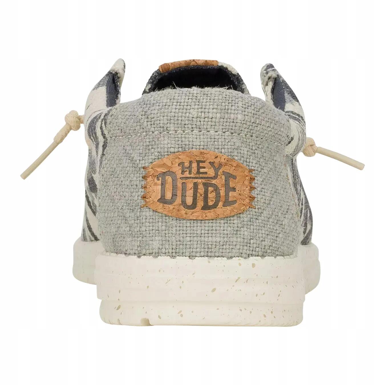 HeyDude Męskie Mokasyny Buty Wsuwane Wally Palm Jute 44 4/6