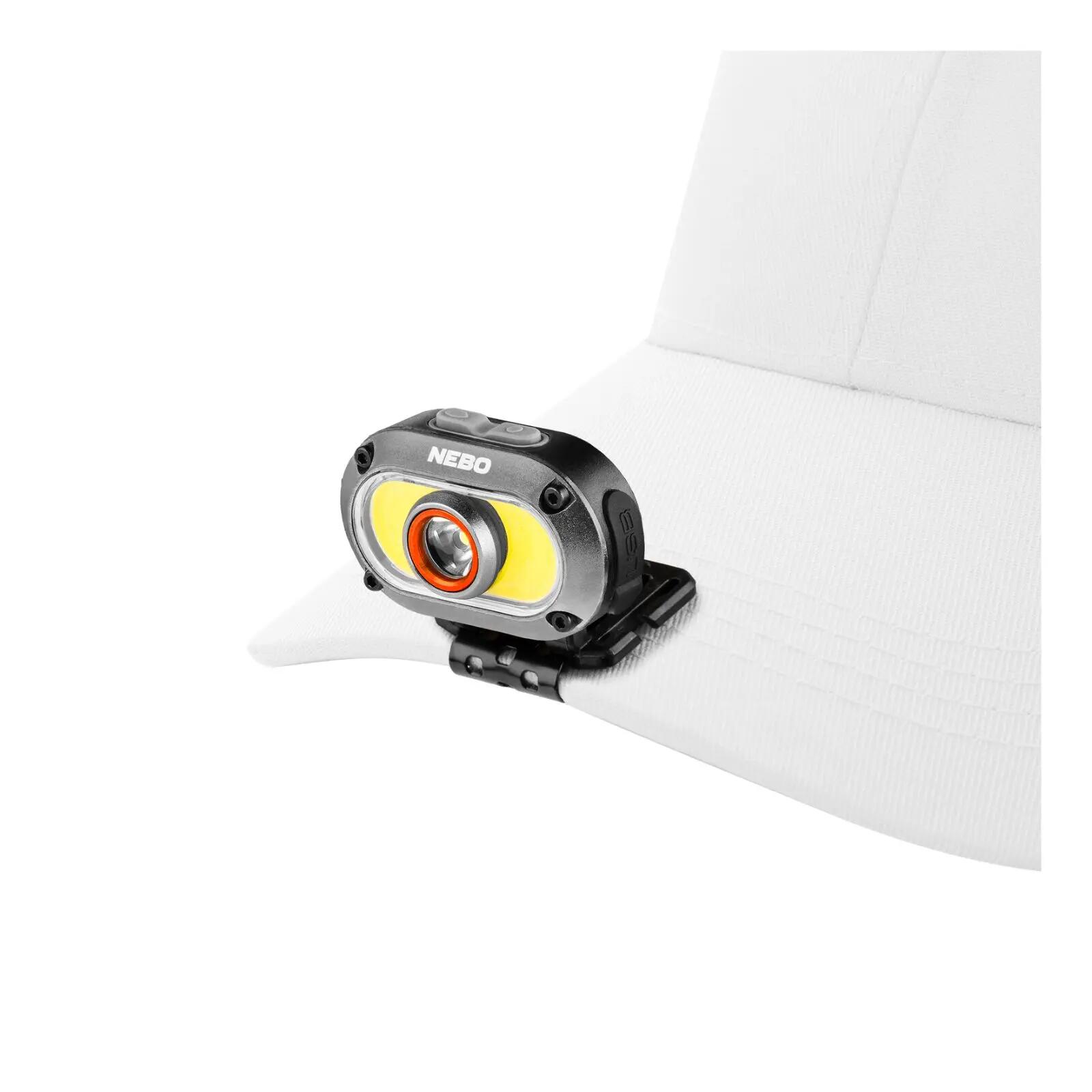 NEBO NEB-HLP-0024-H MYCRO 550 fejlámpa, 550 lumen, 7 világítási mód, víz- és üté 2/5