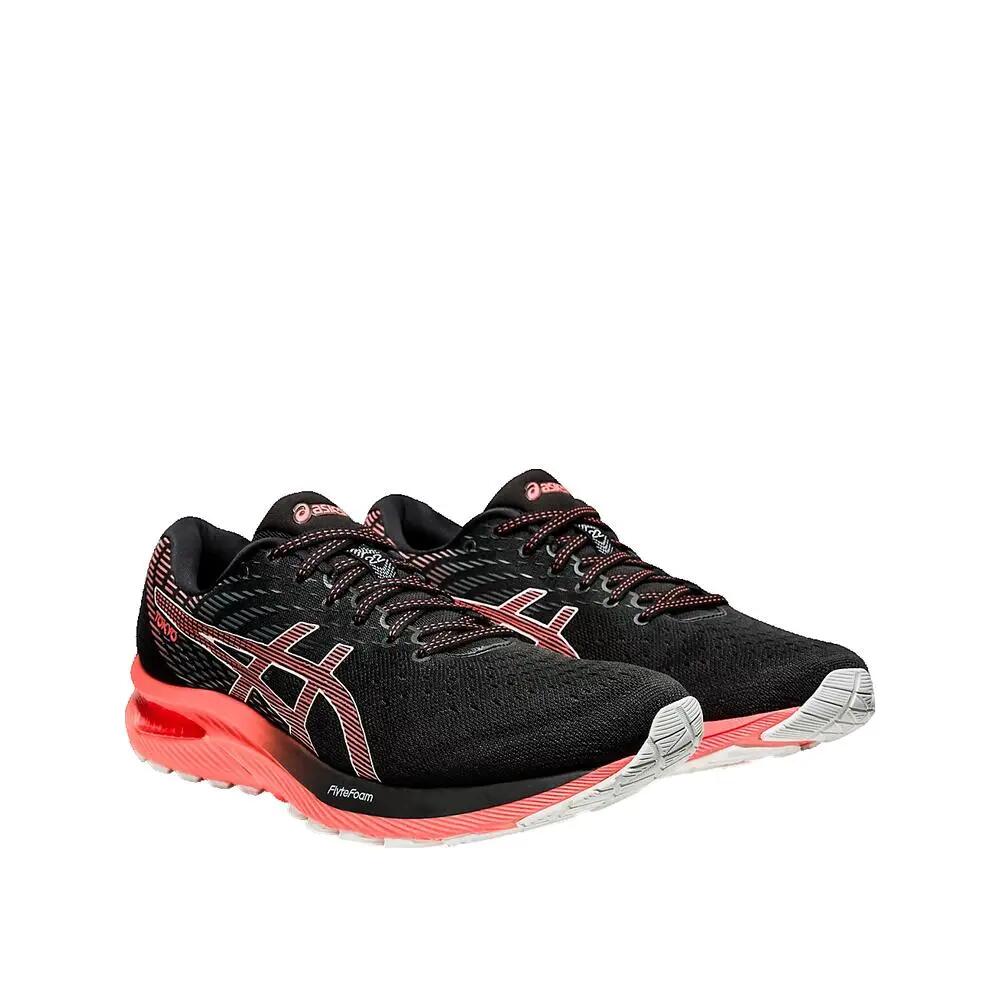 Scarpe da corsa ASICS Gel-Cumulus 22 Tokyo Nero/Rosso sole 3/4