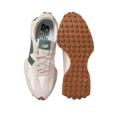 Nieuwe balance 327 wit/groen