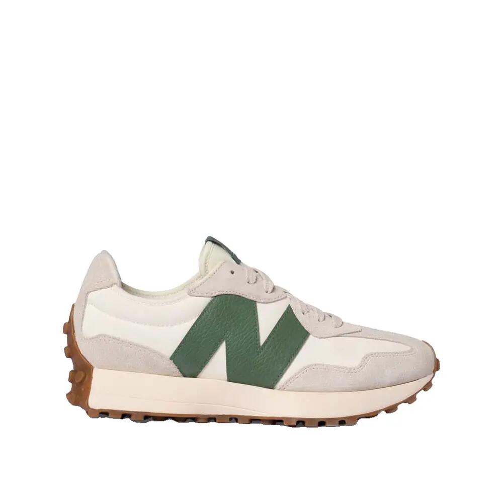 Zapatillas New Balance 327 Blancas/Verdes 2/5