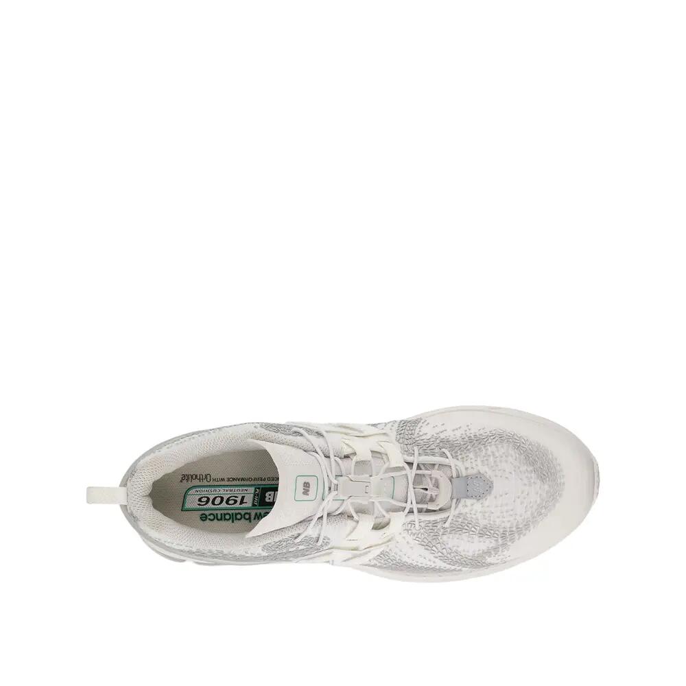 Chaussures New Balance 1906 Blanc/Argent Métallique 4/6