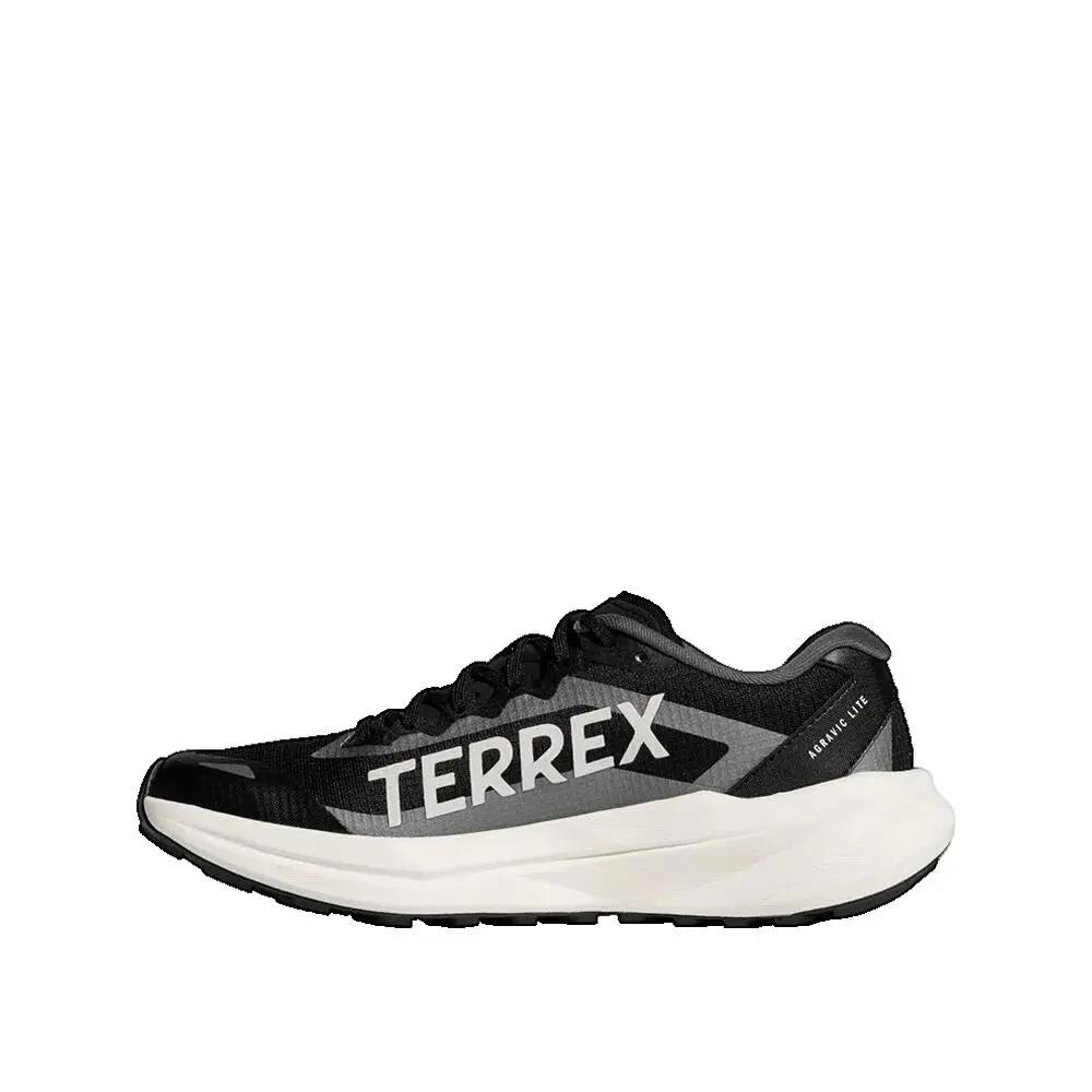 Trail Schuhe Adidas Terrex Agravic Lite Schwarz/Grün/Weiß 3/8