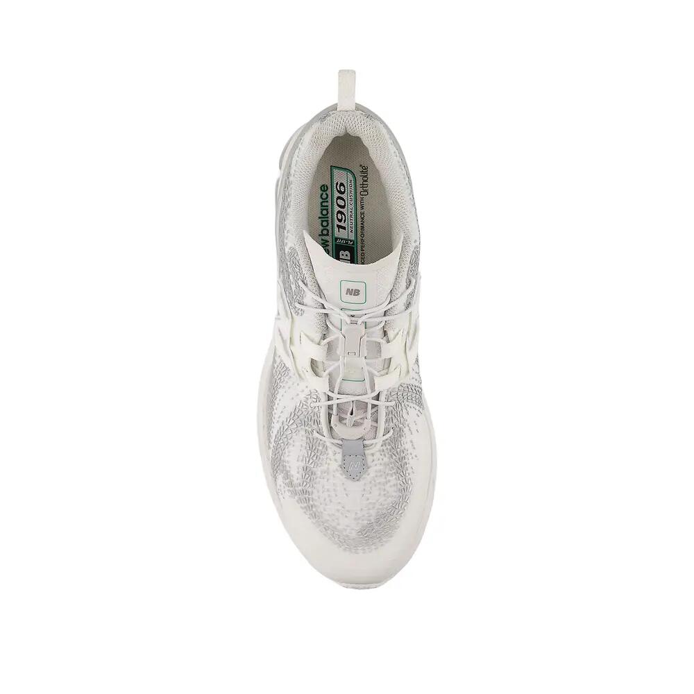 Chaussures New Balance 1906 Blanc/Argent Métallique 2/6