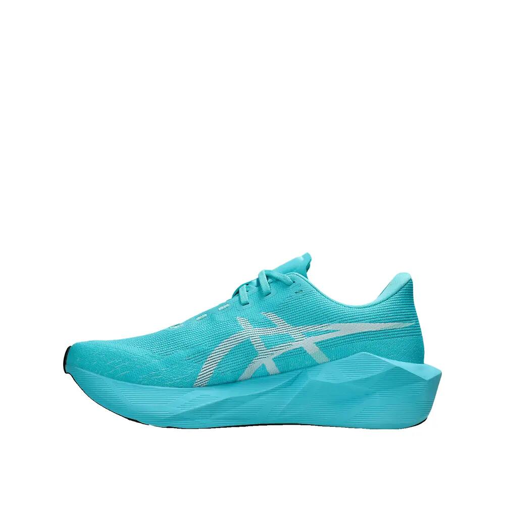 Chaussures de course ASICS Novablast 6 Aqua et Blanc 8/8