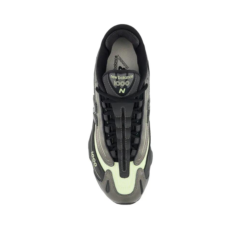 Zapatos New Balance 1000 Negro/Verde 2/6