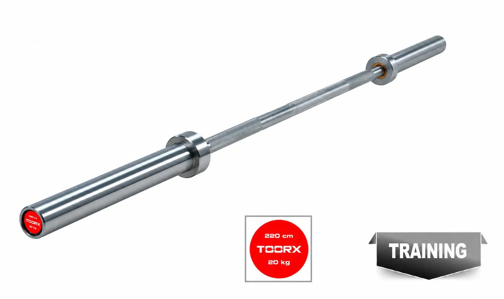 Barre d'haltères olympique 220 cm 1/5