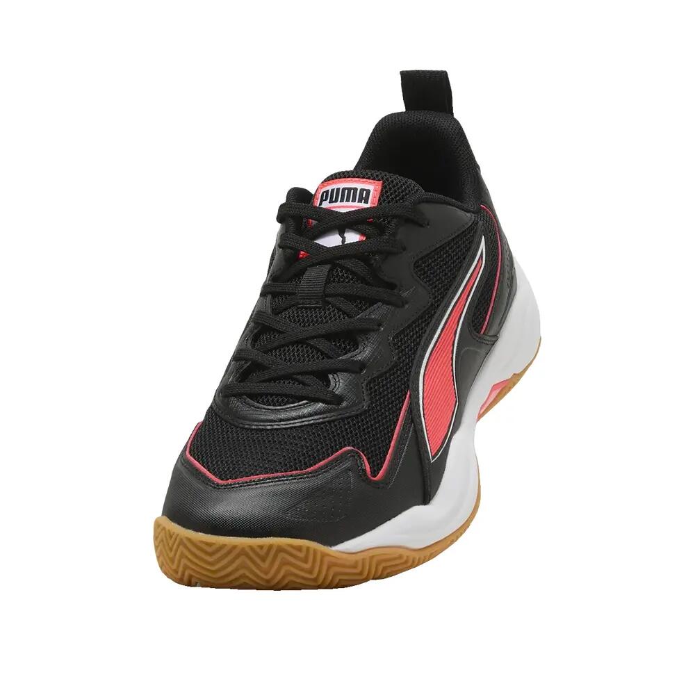 Puma Unisex Solarflash 4 Hallenschuhe Indoor black/red/white 6/6