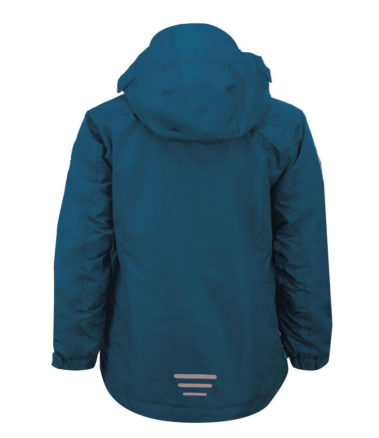 Veste 3en1 enfant Myrdal PRO vert pétrole/citron vert 2/5
