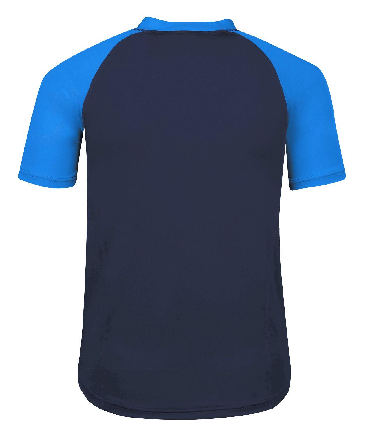 T-shirt enfant Kvalvika bleu marine / bleu moyen 2/3