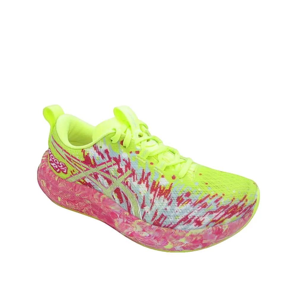Chaussures de trail ASICS Noosa Tri 16 Jaune Lucide/Rose Brillant 2/3