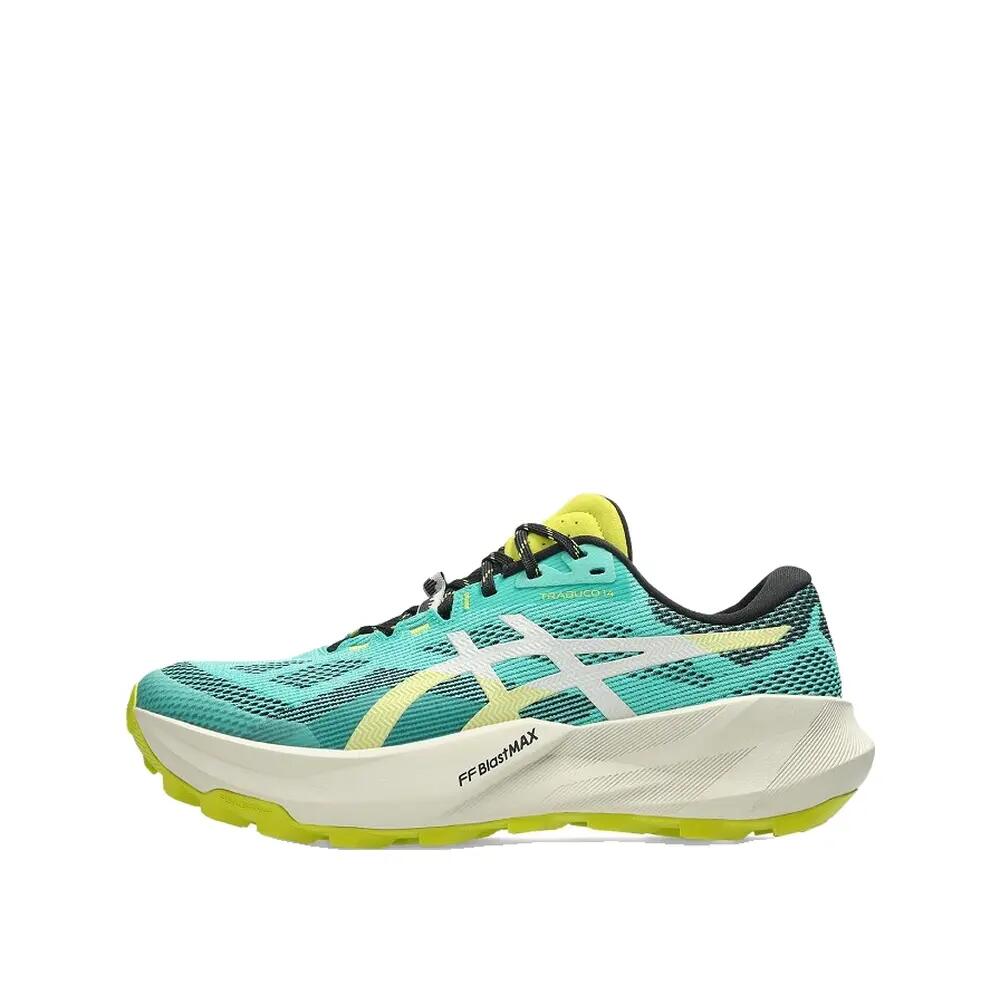 Pantofi alergare trail ASICS Trabuco 14 bărbați - Aurora Green | Light Dust 7/8