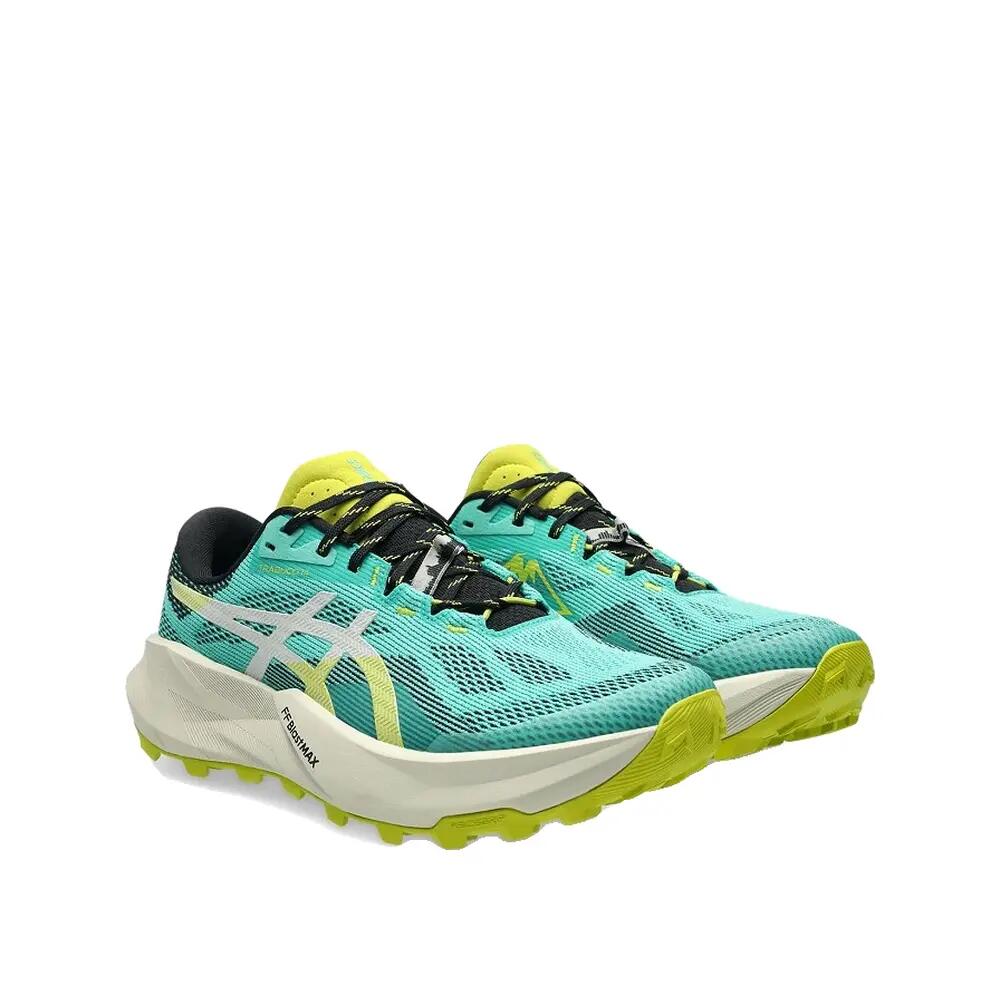 Pantofi alergare trail ASICS Trabuco 14 bărbați - Aurora Green | Light Dust 5/8