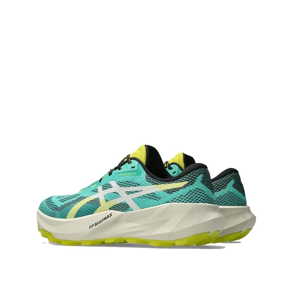 Pantofi alergare trail ASICS Trabuco 14 bărbați - Aurora Green | Light Dust 4/8