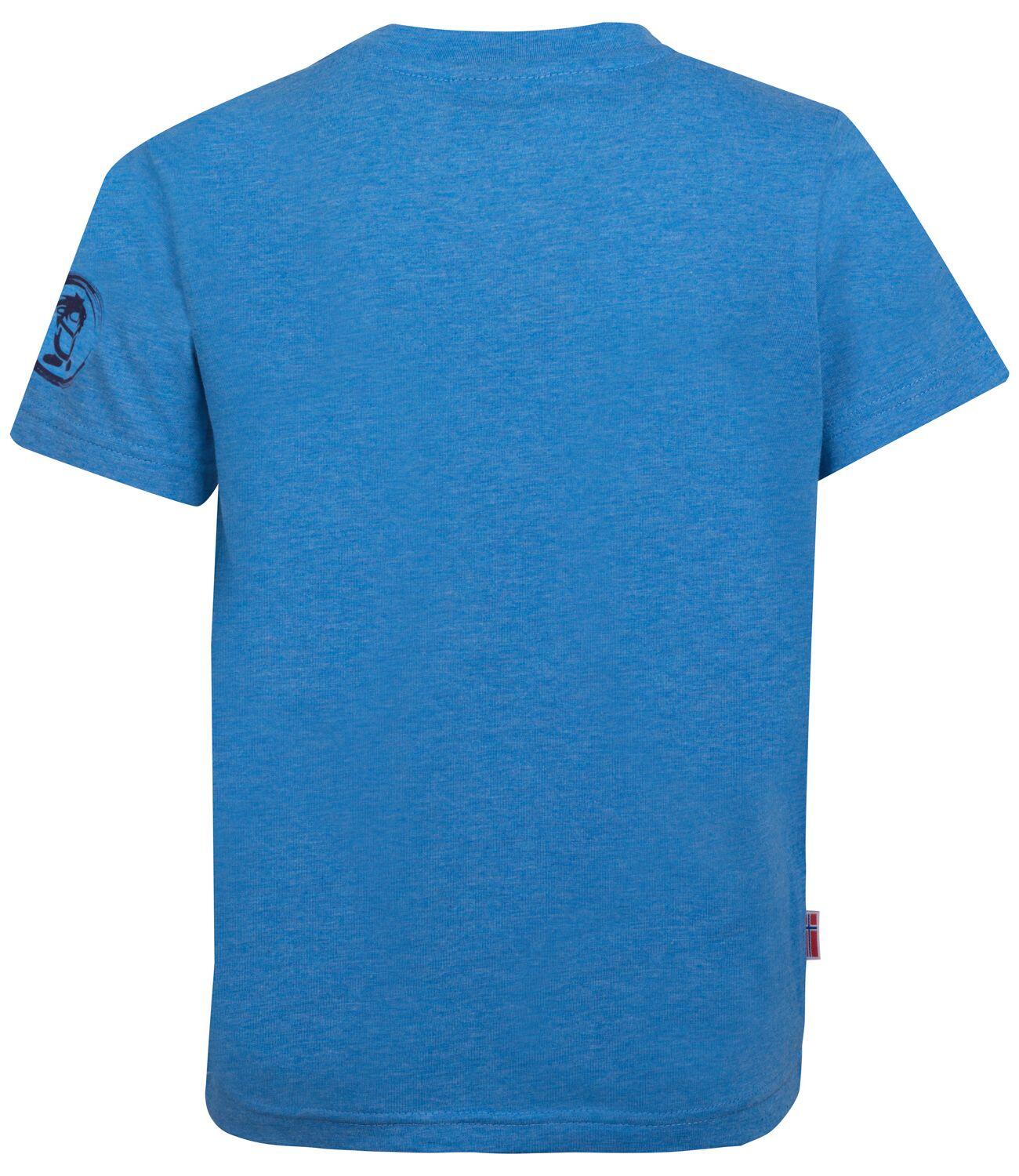 T-shirt enfant Oslo bleu moyen 2/2