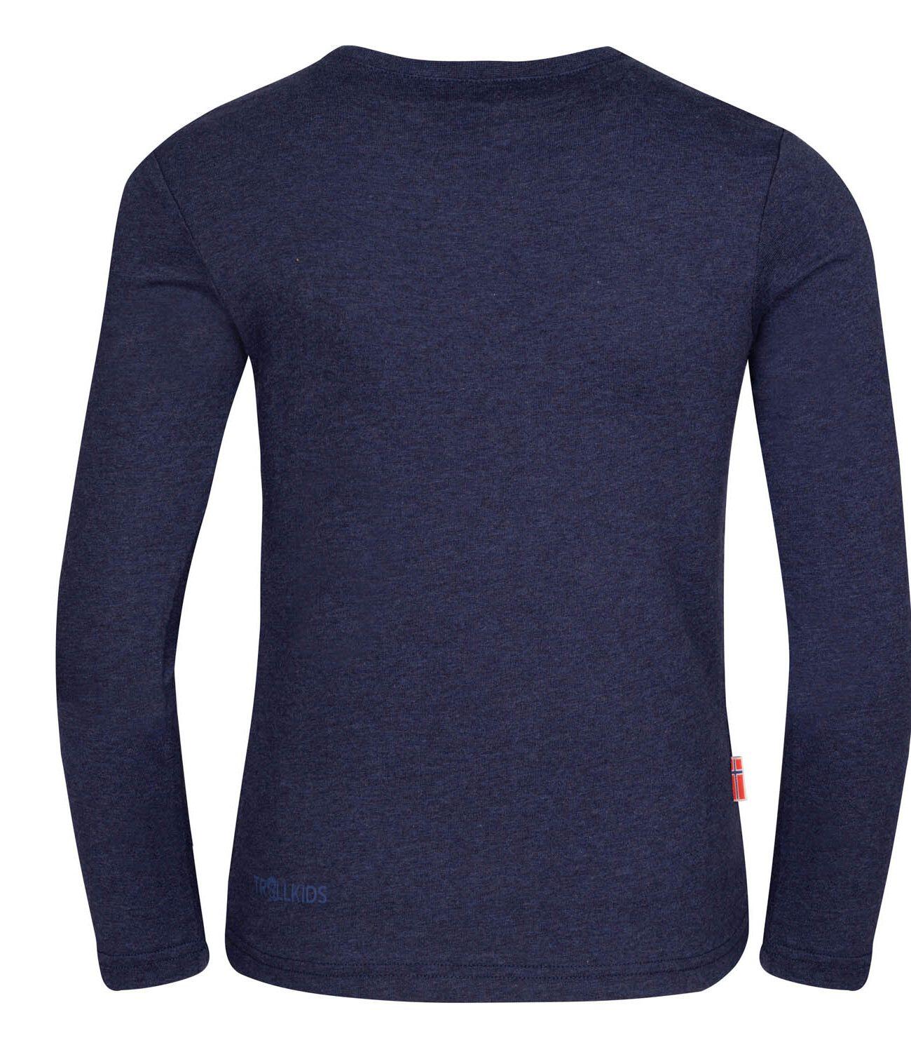 T-shirt manches longues enfants Oslo bleu marine 2/3