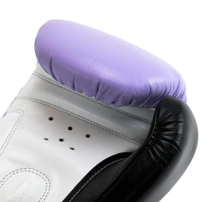 Enforcer Lederen (Thai)Bokshandschoenen - Lila/Zwart/Wit 7/7