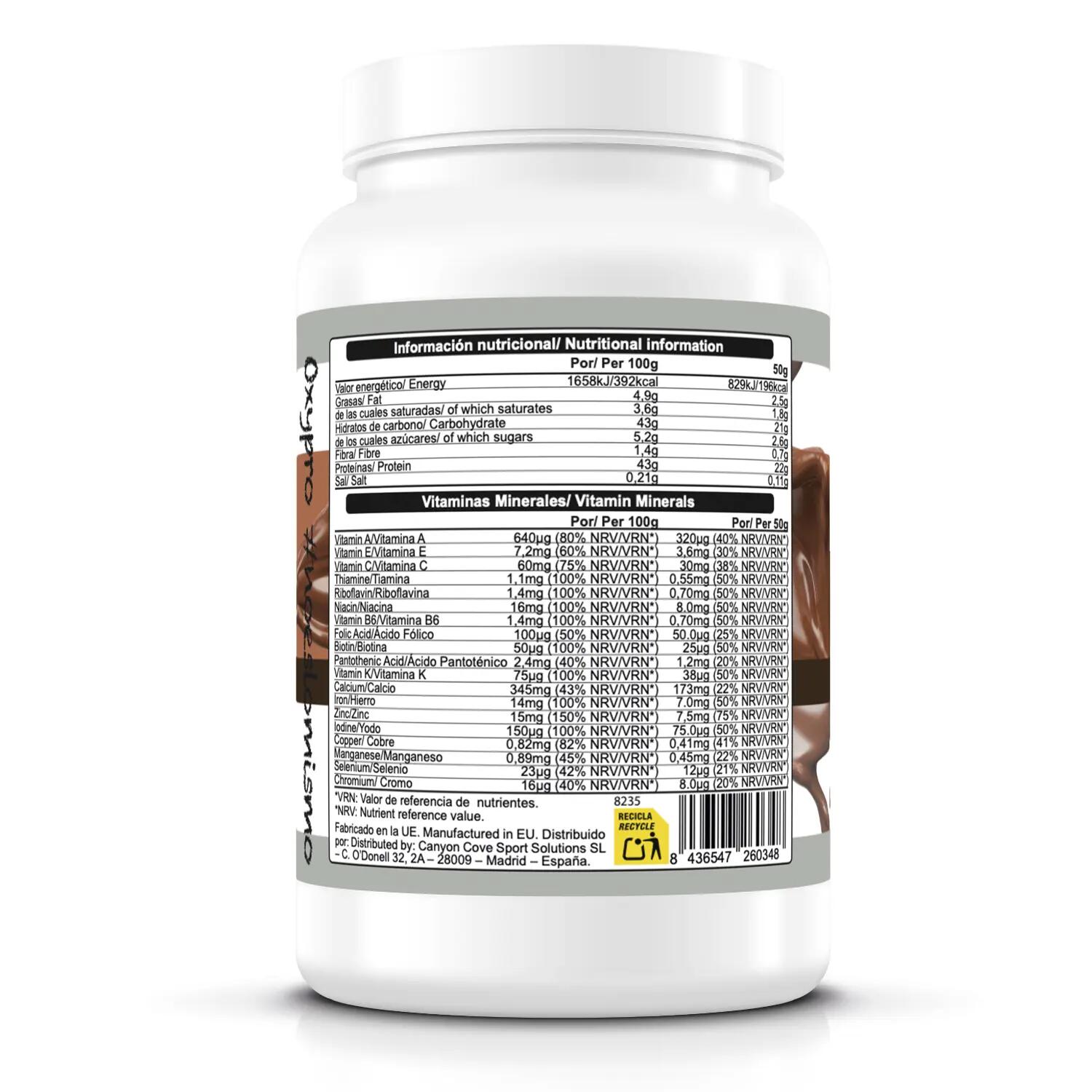OXYPRO Recuperador muscular (recovery) 900gr Sabor Chocolate 2/3