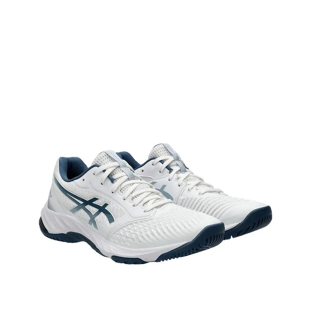 Chaussures de handball ASICS Netburner Ballistic FF3 Blanc/Bleu 3/3