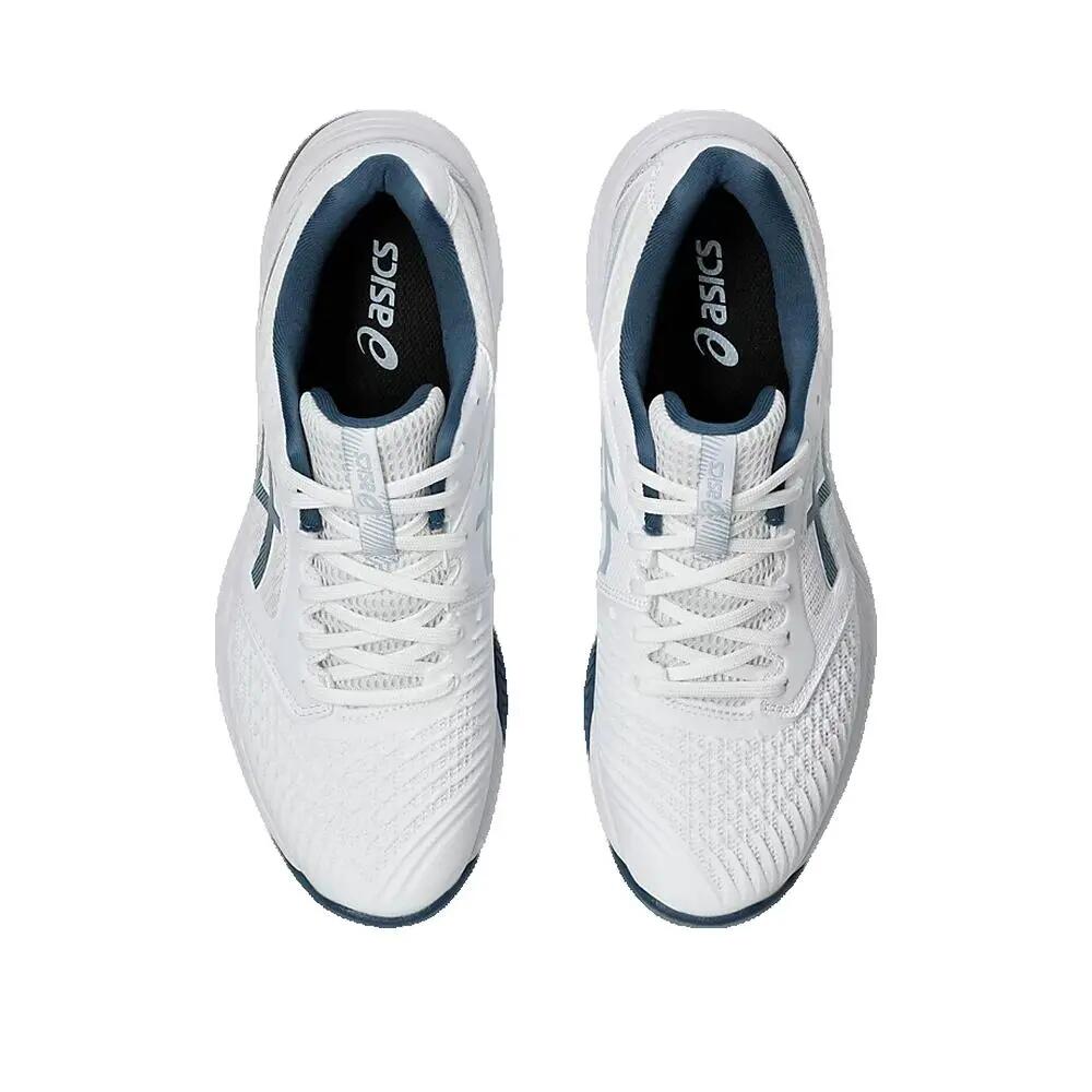 Chaussures de handball ASICS Netburner Ballistic FF3 Blanc/Bleu 2/3